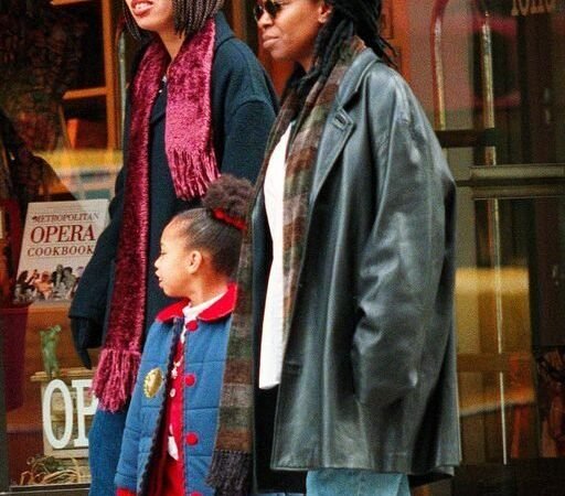 Whoopi Goldberg Makes Rare Appearance with Her Famous Daughter in Colorful Outfits, Igniting a Buzz